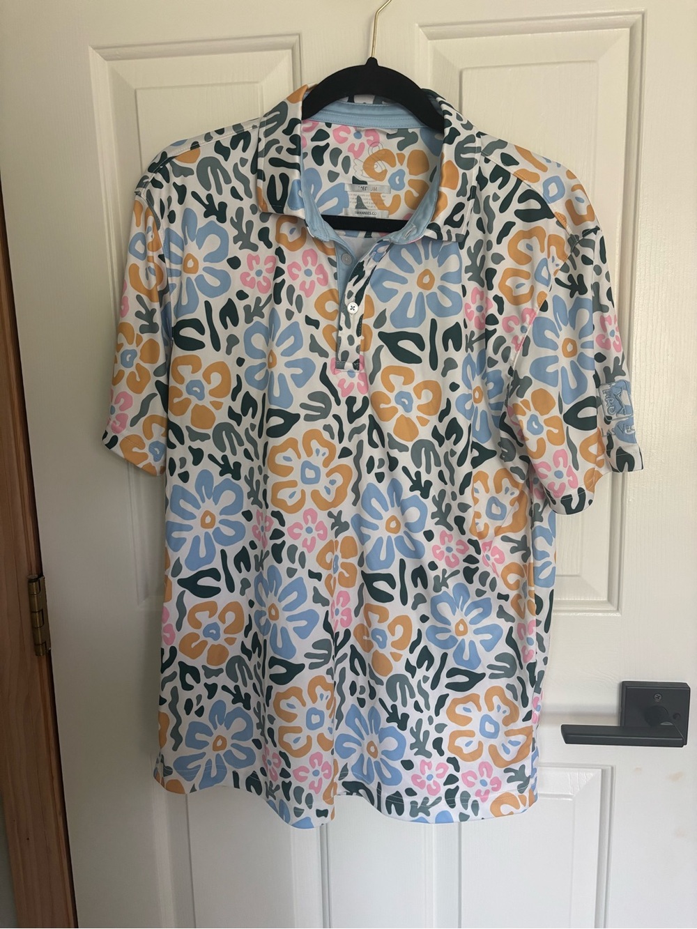 Swannies Golf Men’s Floral Short Sleeve Polo